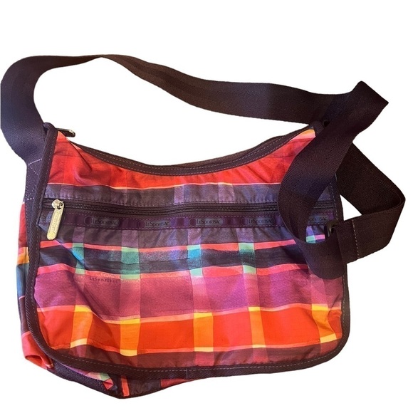 LESPORTSAC‎ Painted Plaid Classic Hobo Bag - Picture 3 of 3